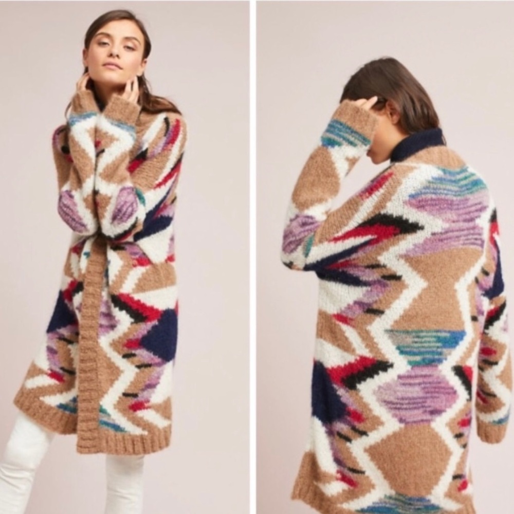 Anthropologie Alpaca and Merino Wool Super Cozy Sweater, Size M/L, EUC